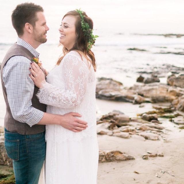 Long Sleeve Lace Topper A Simple White Boho Lace Topper Dress