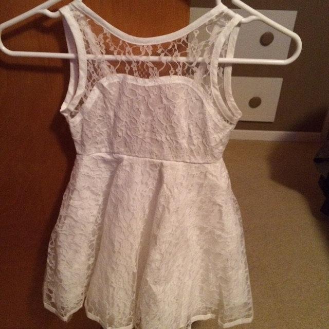 Sleeveless Knee-length Lace Flower Girl For Toddlers