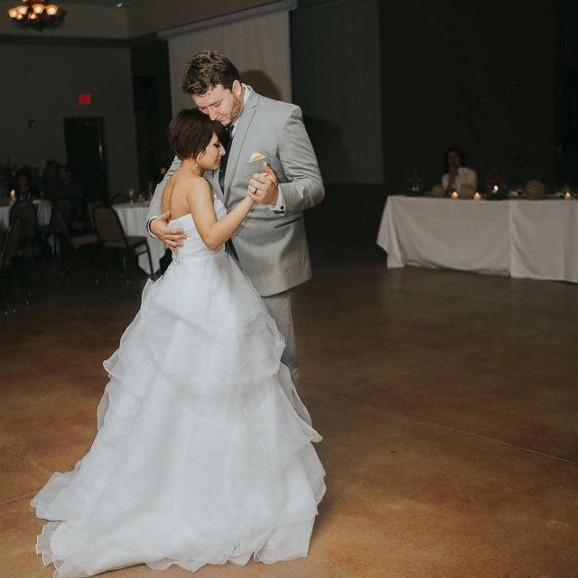 Romantic White Organza Wedding Dress